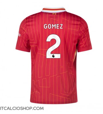 Liverpool Joe Gomez #2 Prima Maglia 2024-25 Manica Corta